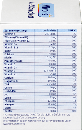 A-Z Komplett Tabletten 100 St, 144 g