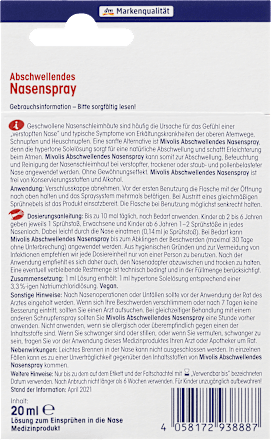 Ontzwellende neusspray, 20 ml
