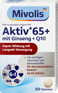 Mivolis Aktiv 65+ Tabletten 60 St, 51 g