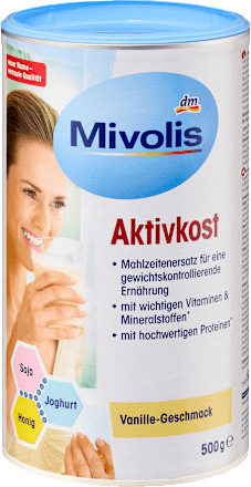 Aktivkost Pulver Vanille, 500 g