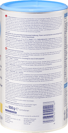 Aktivkost Pulver Vanille, 500 g