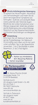 Antiallergische neusspray, 20 ml