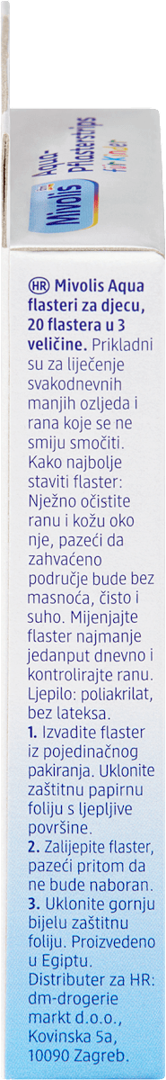 Mivolis Aqua-Pflasterstrips für Kinder, 20 St