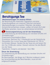 Medicinale thee, kalmerende thee (12 zakjes), 24 g
