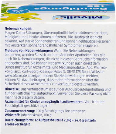 Arzneitee, Beruhigungs Tee (12 Beutel), 24 g