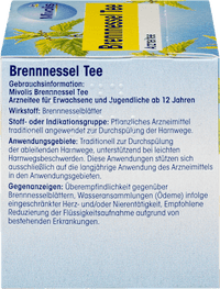 Medicinale thee, brandnetelthee (12 zakjes), 21,6 g