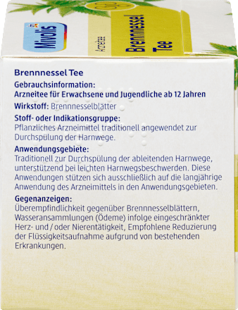 Arzneitee, Brennnessel Tee (12 Beutel), 21,6 g