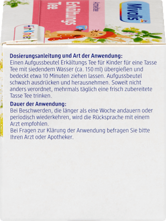 Arzneitee, Erkältungs Tee für Kinder (12 Beutel), 18 g