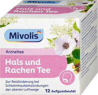 Mivolis Arzneitee, Hals & Rachen Tee (12 Beutel), 18 g