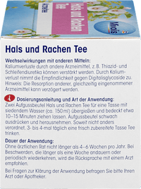 Medicinale thee, keel- en keelholtethee (12 zakjes), 18 g