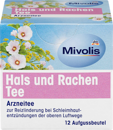 Medicinale thee, keel- en keelholtethee (12 zakjes), 18 g