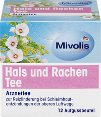 Medicinale thee, keel- en keelholtethee (12 zakjes), 18 g