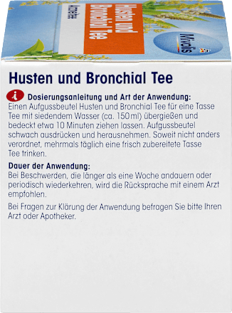 Arzneitee, Husten & Bronchial Tee (12 Beutel), 24 g