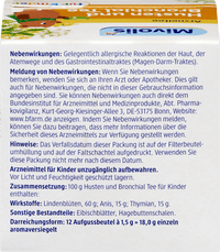 Arzneitee, Husten & Bronchial Tee für Kinder (12 Beutel), 18 g