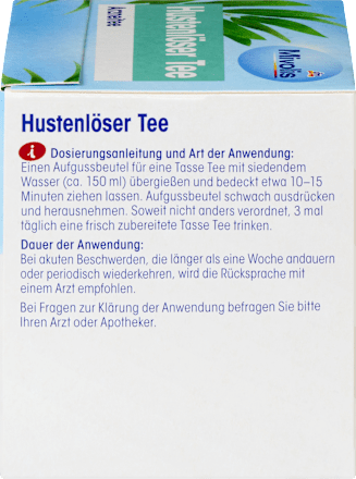 Arzneitee, Hustenlöser Tee (12 Beutel), 19,2 g