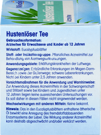 Arzneitee, Hustenlöser Tee (12 Beutel), 19,2 g