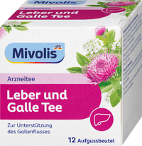 Mivolis Arzneitee, Leber & Galle Tee (12 Beutel), 21 g