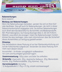 Medicinale thee, lever- en galblaasthee (12 zakjes), 21 g