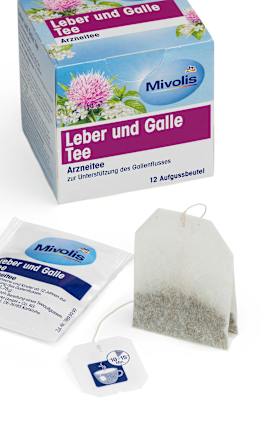 Medicinale thee, lever- en galblaasthee (12 zakjes), 21 g