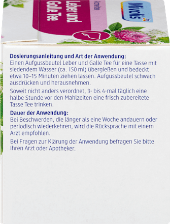 Arzneitee, Leber & Galle Tee (12 Beutel), 21 g