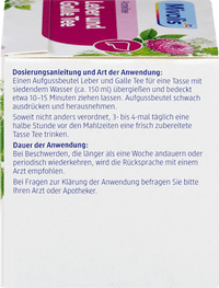Arzneitee, Leber & Galle Tee (12 Beutel), 21 g