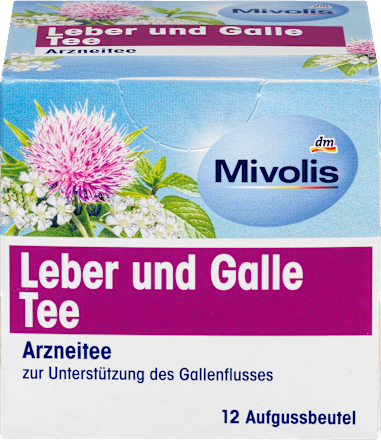 Medicinale thee, lever- en galblaasthee (12 zakjes), 21 g