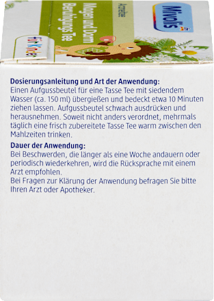 Arzneitee, Magen & Darm Beruhigungs Tee für Kinder (12 Beutel), 18 g