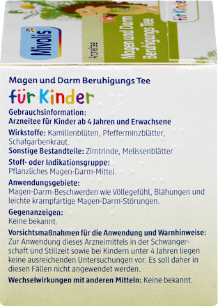 Arzneitee, Magen & Darm Beruhigungs Tee für Kinder (12 Beutel), 18 g