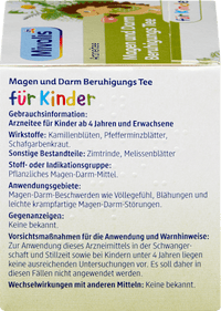 Arzneitee, Magen & Darm Beruhigungs Tee für Kinder (12 Beutel), 18 g