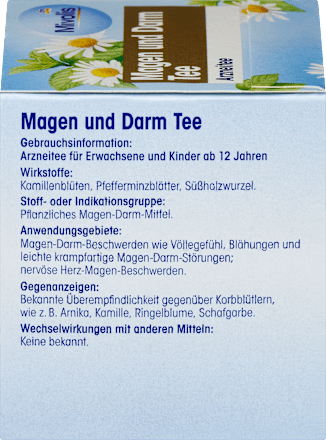 Medicinale thee, maag- en darmthee (12 zakjes), 21 g