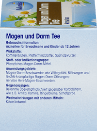 Medicinale thee, maag- en darmthee (12 zakjes), 21 g