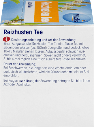 Medicinale thee, droge hoestthee (12 zakjes), 16,8 g