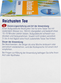 Medicinale thee, droge hoestthee (12 zakjes), 16,8 g