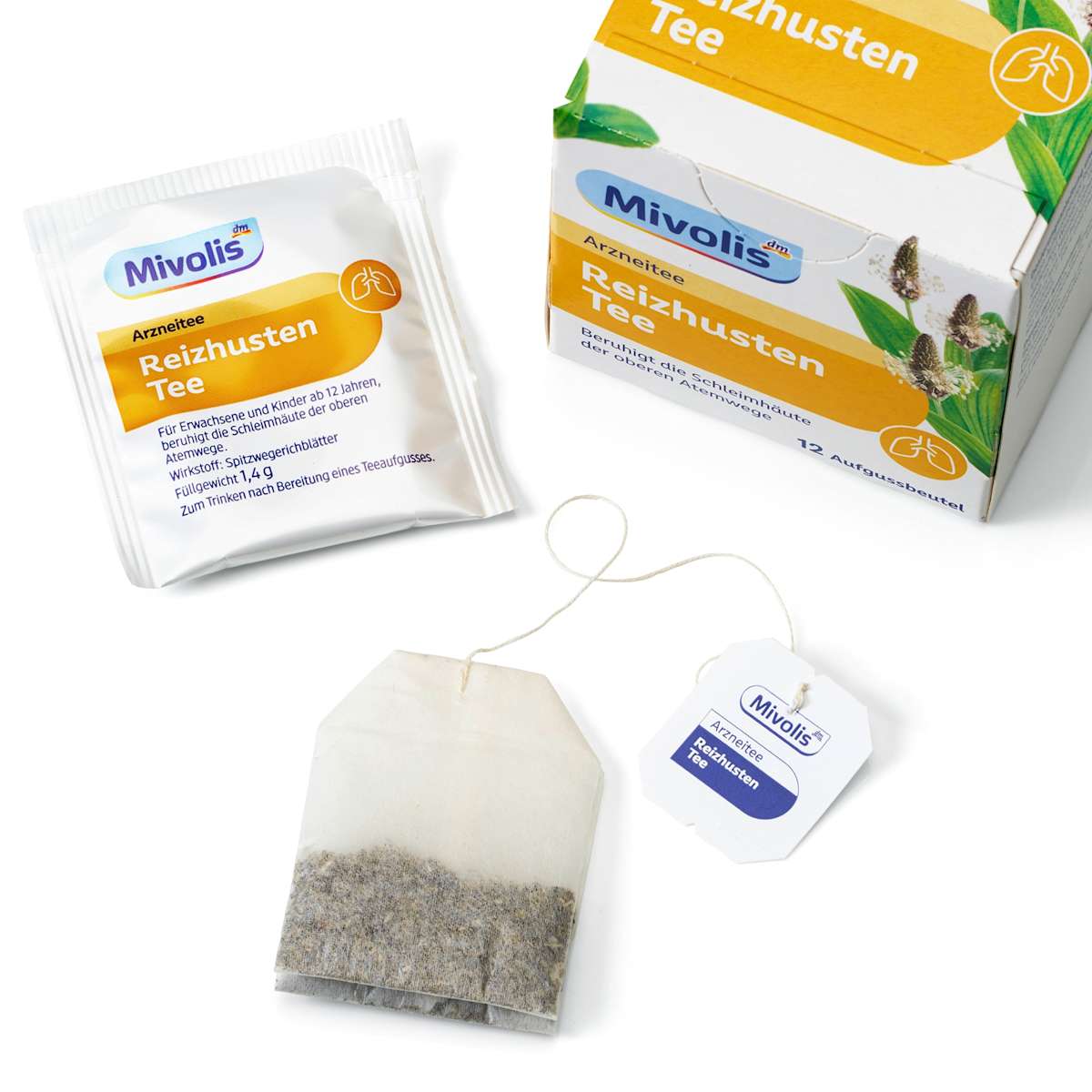 Mivolis Arzneitee, Reizhusten Tee (12 Beutel), 16,8 g