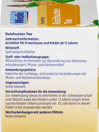 Mivolis Arzneitee, Reizhusten Tee (12 Beutel), 16,8 g