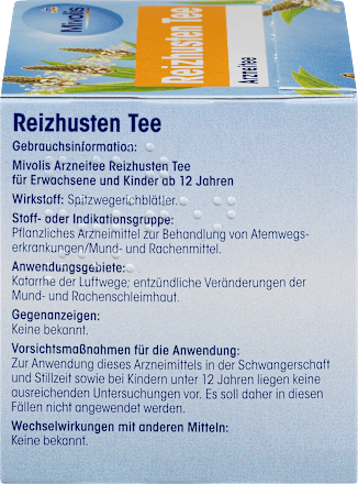 Medicinale thee, droge hoestthee (12 zakjes), 16,8 g