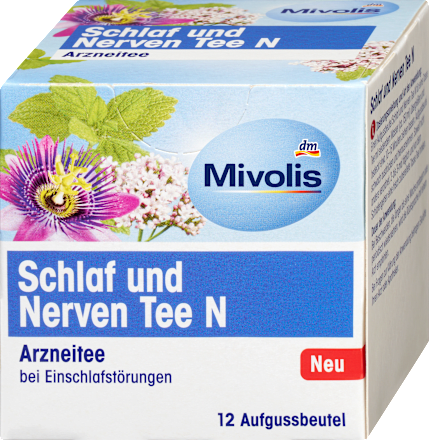 Medicinale thee, slaap- en zenuwthee N (12 zakjes), 18 g