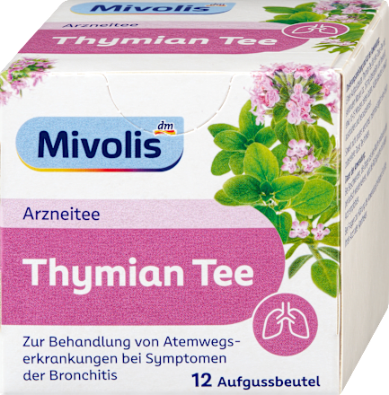 Arzneitee, Thymian Tee (12 Beutel), 16,8 g
