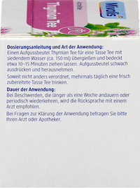 Arzneitee, Thymian Tee (12 Beutel), 16,8 g