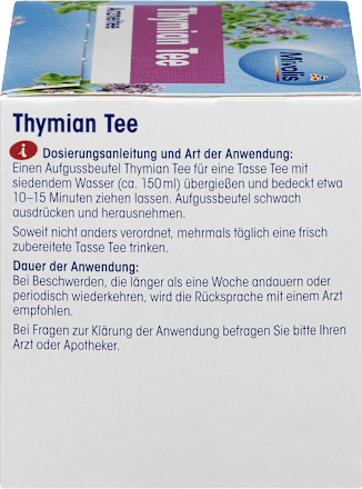 Arzneitee, Thymian Tee (12 Beutel), 16,8 g
