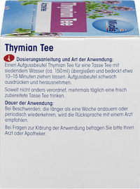Arzneitee, Thymian Tee (12 Beutel), 16,8 g