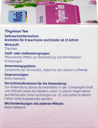 Arzneitee, Thymian Tee (12 Beutel), 16,8 g