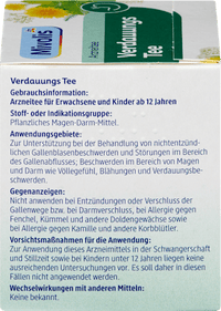 Arzneitee, Verdauungs Tee (12 Beutel), 21 g