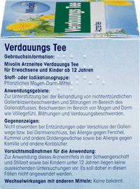 Medicinale thee, spijsverteringsthee (12 zakjes), 21 g