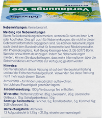Medicinale thee, spijsverteringsthee (12 zakjes), 21 g