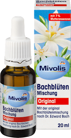 Bachblüten Tropfen Original, 20 ml Mivolis