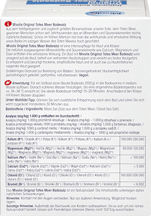 Originele Dode Zee badzouten (3x500 g), 1,5 kg