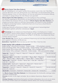 Originele Dode Zee badzouten (3x500 g), 1,5 kg