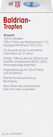 Baldrian-Tropfen, 100 ml Mivolis