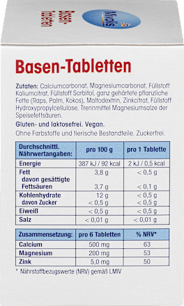 Basistabletten 200 stuks, 100 g